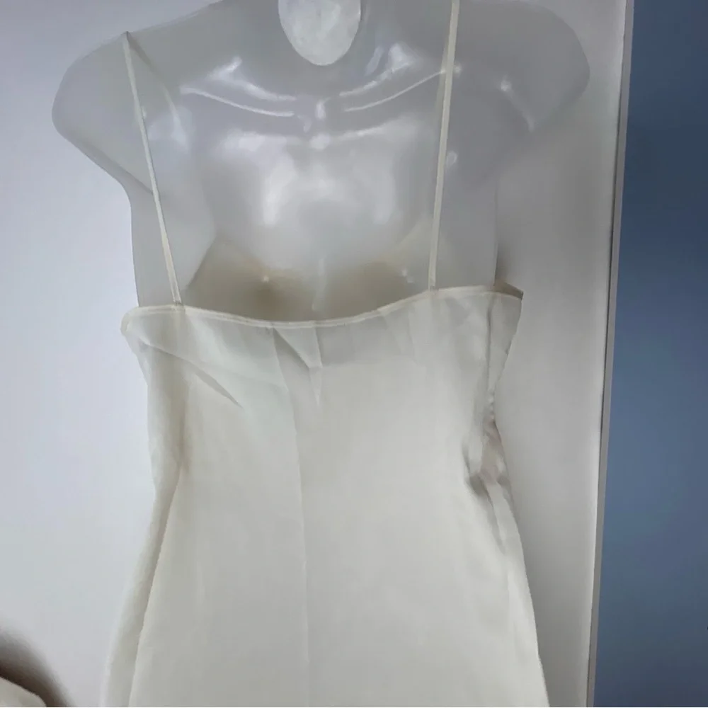 Diane Von Furstenberg‎ Creamy White Lingerie Chemise Size 0